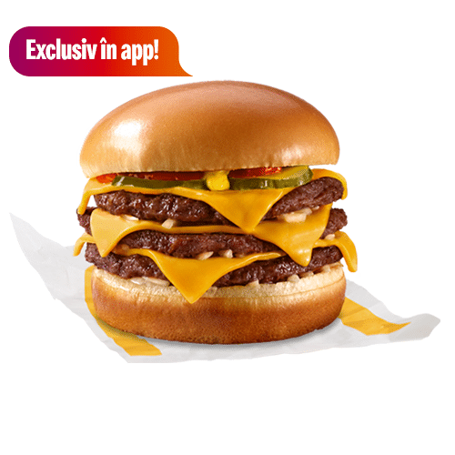 Triplu Cheeseburger