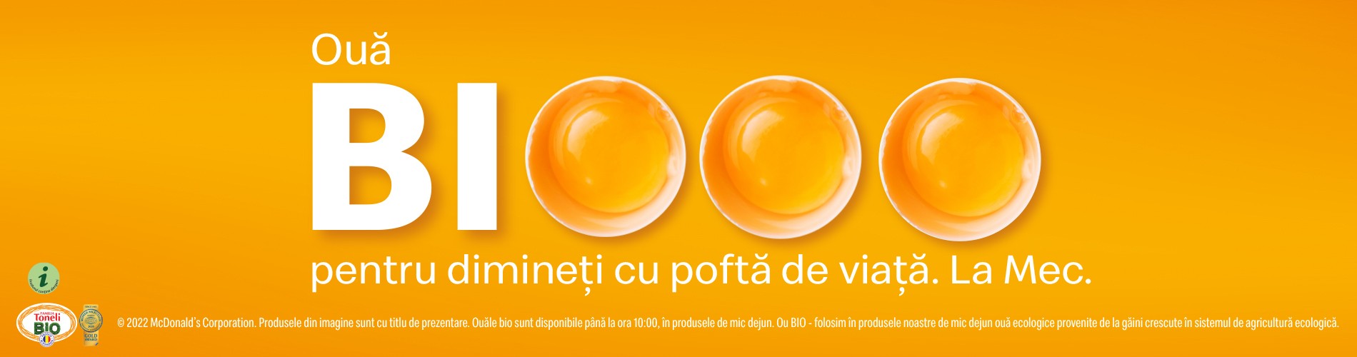 McDonald’s introduce în meniul său ouă bio de la Familia Toneli