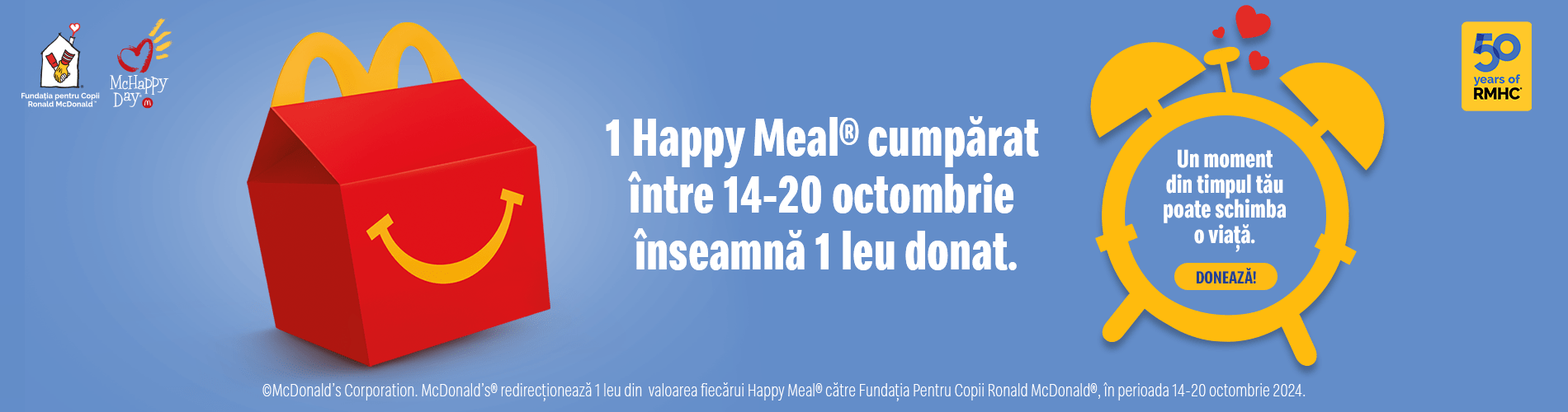 fundatia pentru copii Ronald McDonald